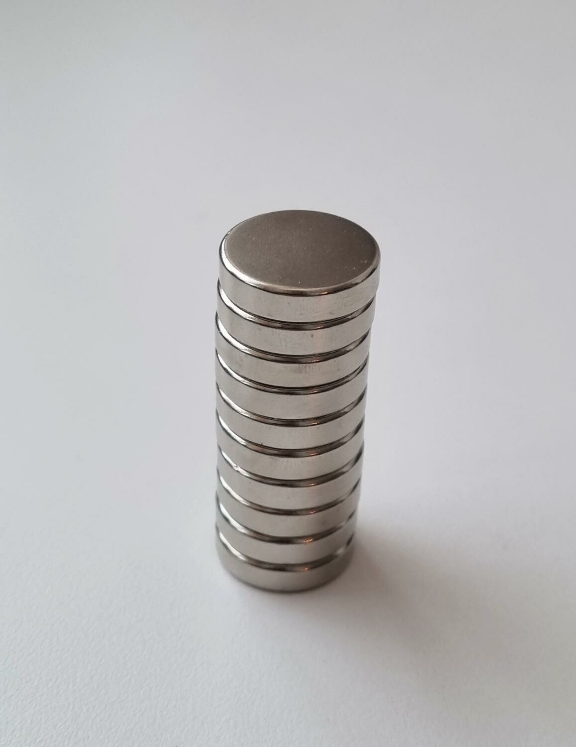 10 st Neodymium magneter (19,5 x 4,9 mm) runda magneter / supermagneter