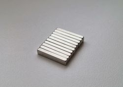 10 st Neodymium magneter (14x3x2 mm) fyrkantiga magneter