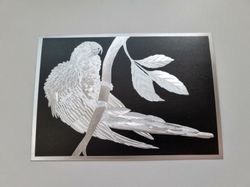 Vykort - Macaw (ara ararauna)