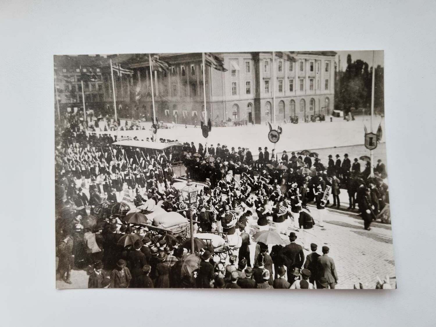 Vykort - Ludvig I av Portugal besöker Stockholm