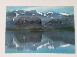 Vykort - Lappland. Kungsleden. Aktse med Namatj och Kåtokjokkotjkaskatjåkko