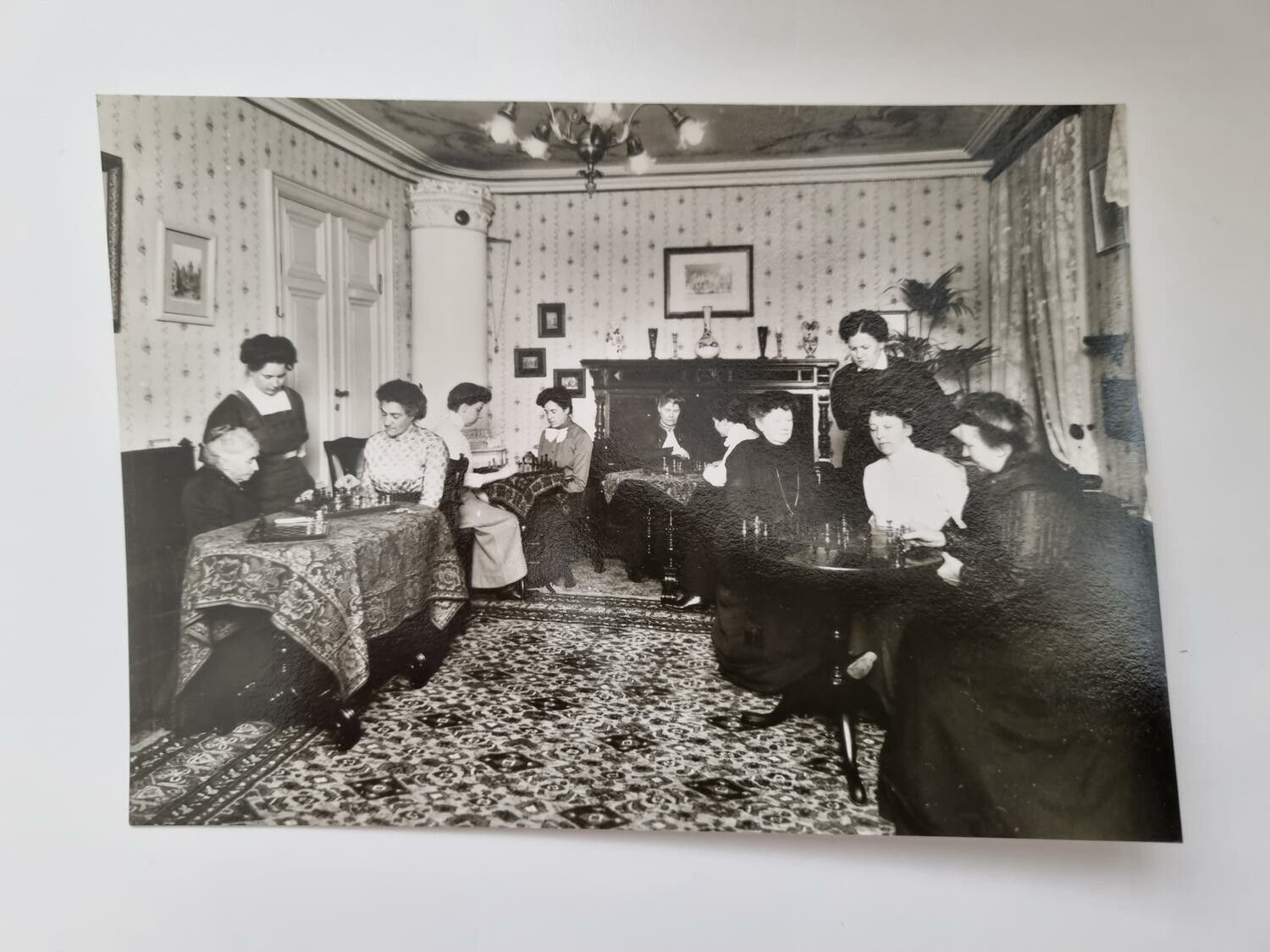 Vykort - Kvinnliga Schackklubben 1912