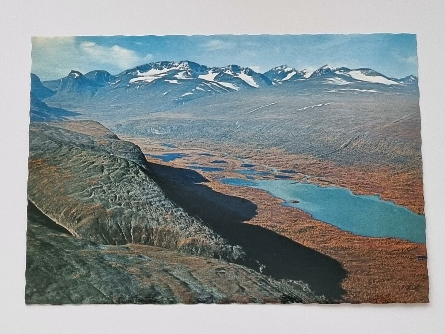 Vykort - Kebnekaisefjällen och Ladtjojaure