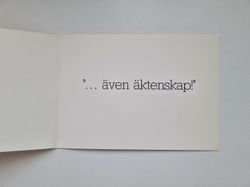 Kort / vykort - Min kärlek till dig kan motstå allt...