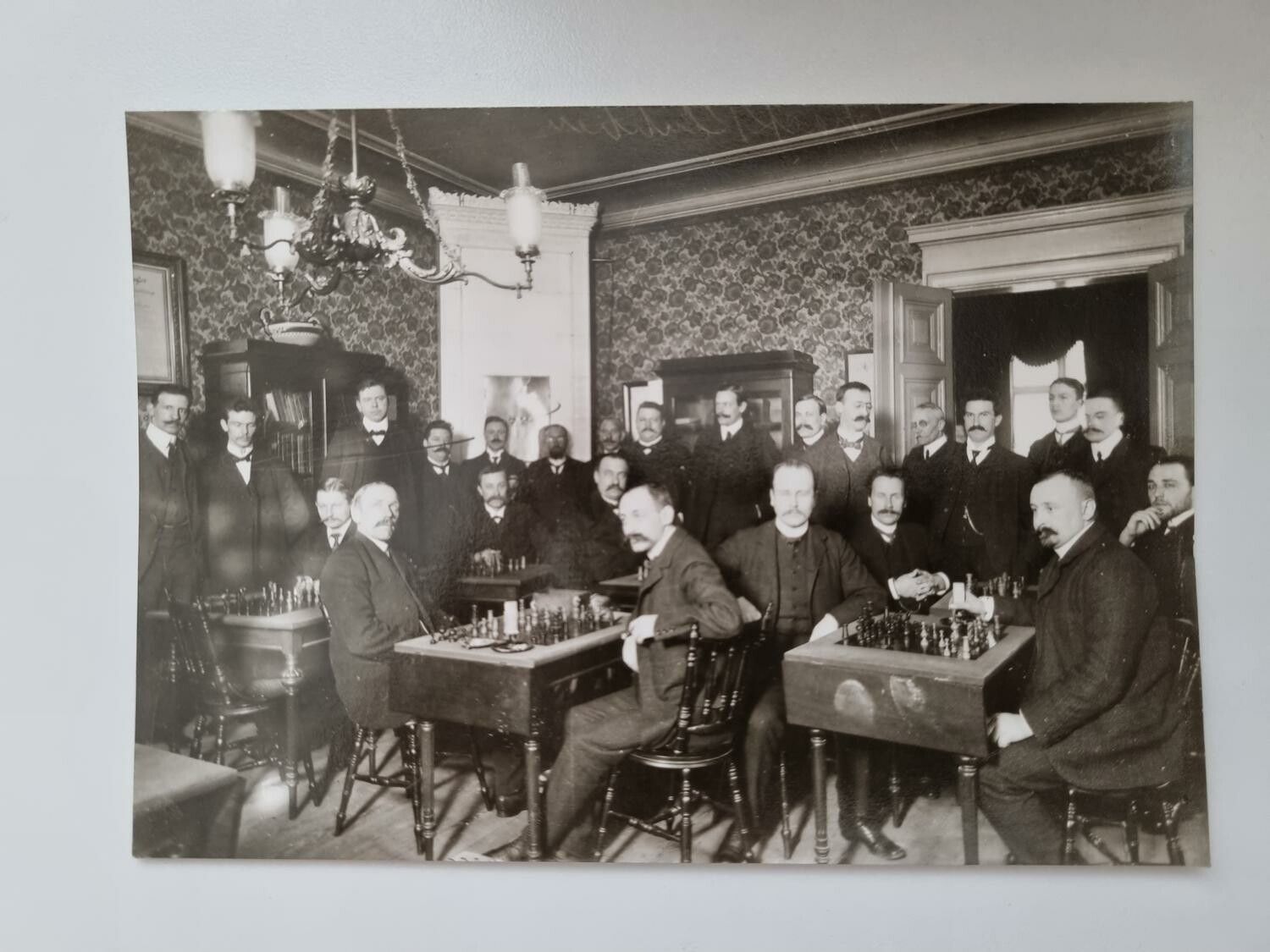 Vykort - Internationella schackturneringen i Stockholm 1906
