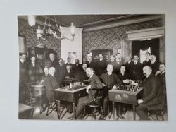 Vykort - Internationella schackturneringen i Stockholm 1906
