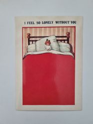 Vykort - I feel so lonely without you