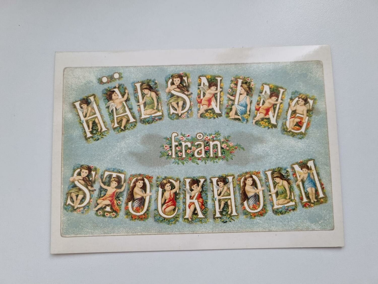 Vykort - Hälsning från Stockholm