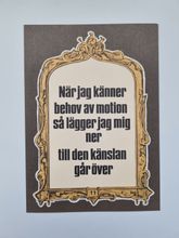 Vykort - När jag känner behov av motivation...