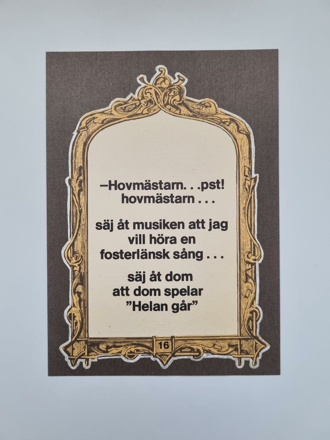 Vykort - Hovmästarn..pst! hovmästarn...