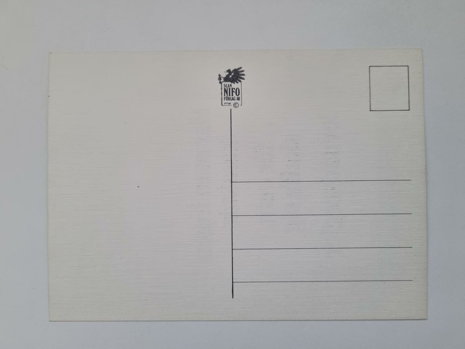 Vykort - Har man ingen karaktär...