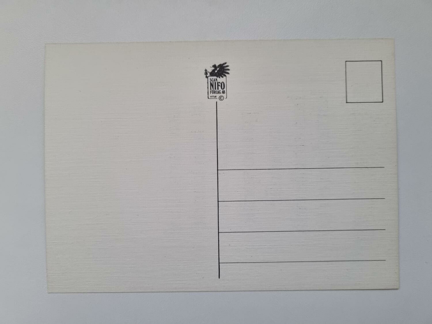 Vykort - Han var så lärd att han kunde säga...