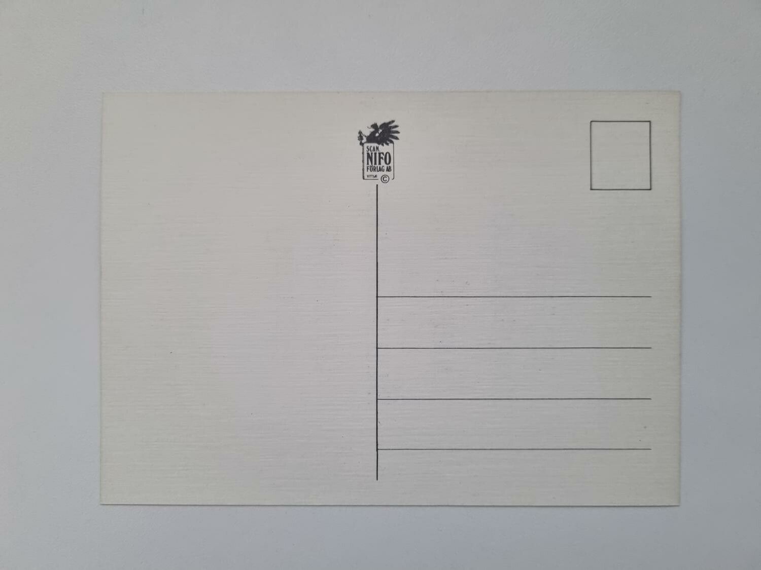 Vykort - De flesta äkta män...