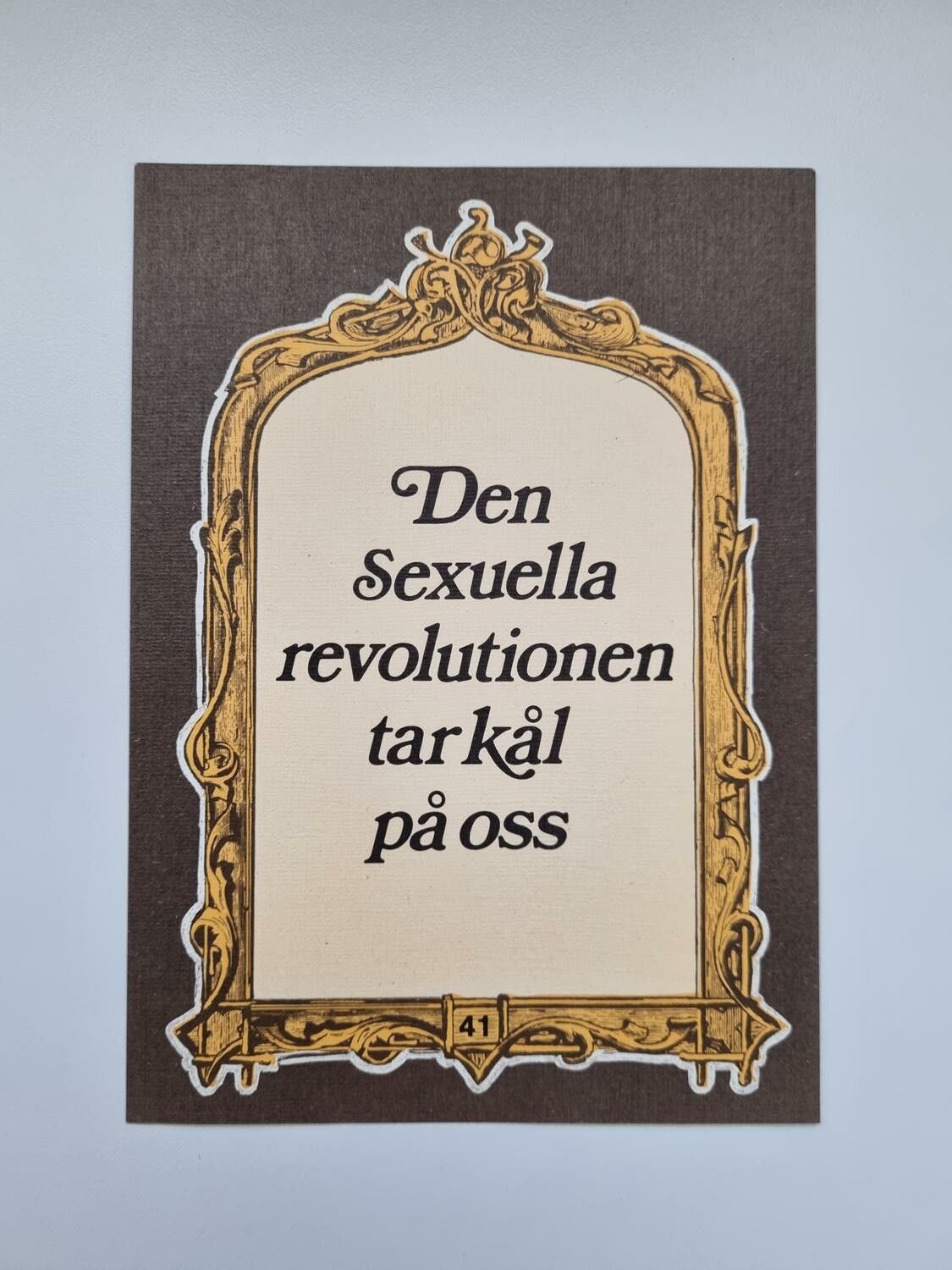 Vykort - Den sexuella revolutionen tar kål på oss