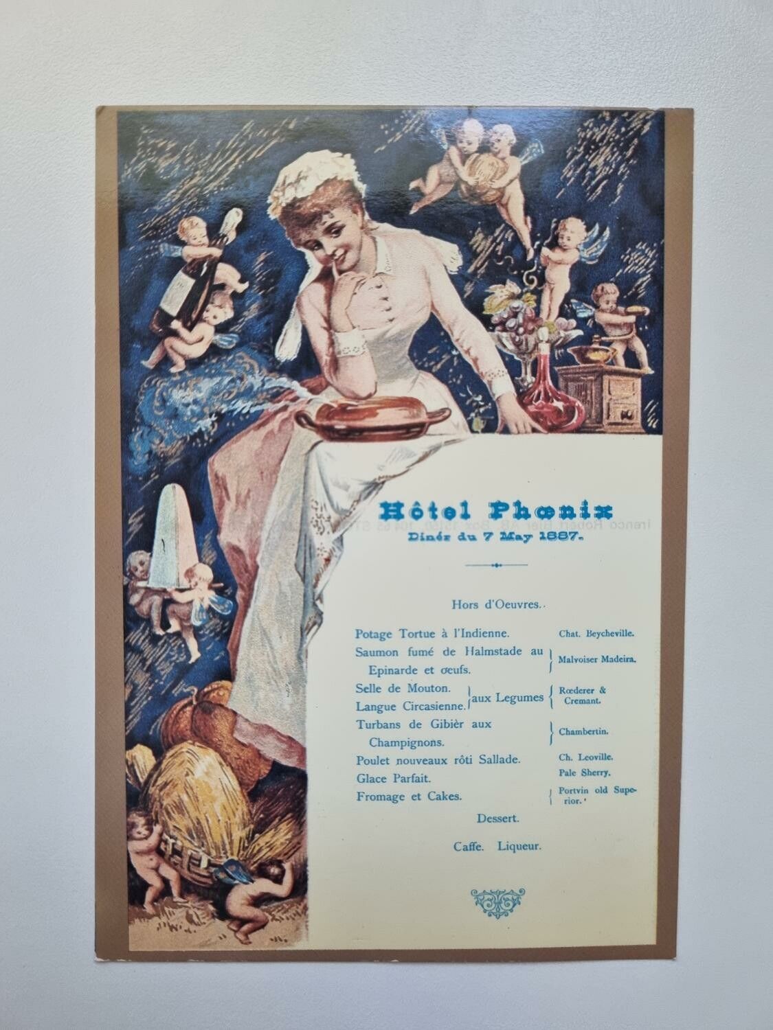 Vykort - Hotell "Phoenix", Drottninggatan 71 C Stockholm