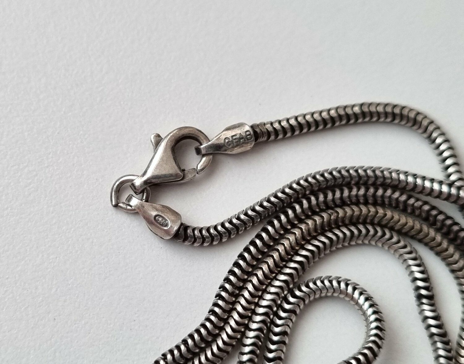 Halsband sterling, Uppblåst hjärta GFAB 925