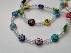 Halsband med pärlor (63 cm)