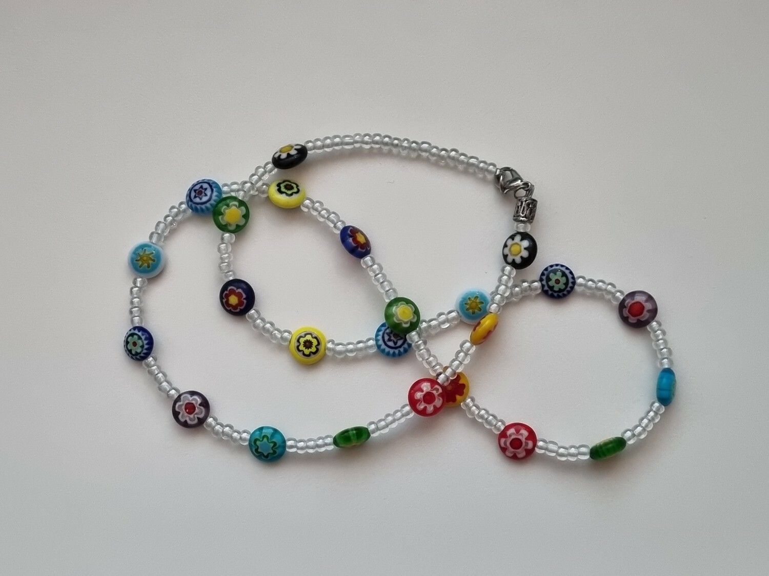 Halsband med pärlor (63 cm)