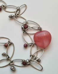 Halsband med hjärta