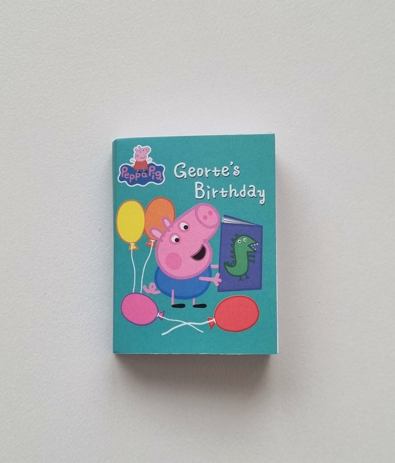1 st Miniatyrbok, minibok för tittskåp / dockskåp med mera (bok 7)