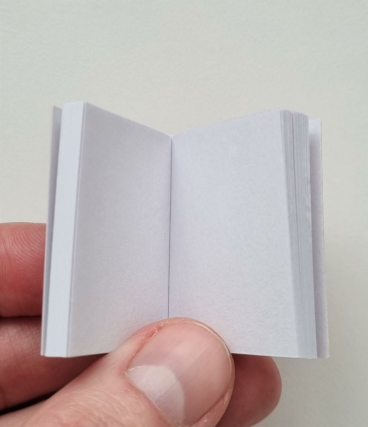 1 st Miniatyrbok, minibok för tittskåp / dockskåp med mera (bok 8)