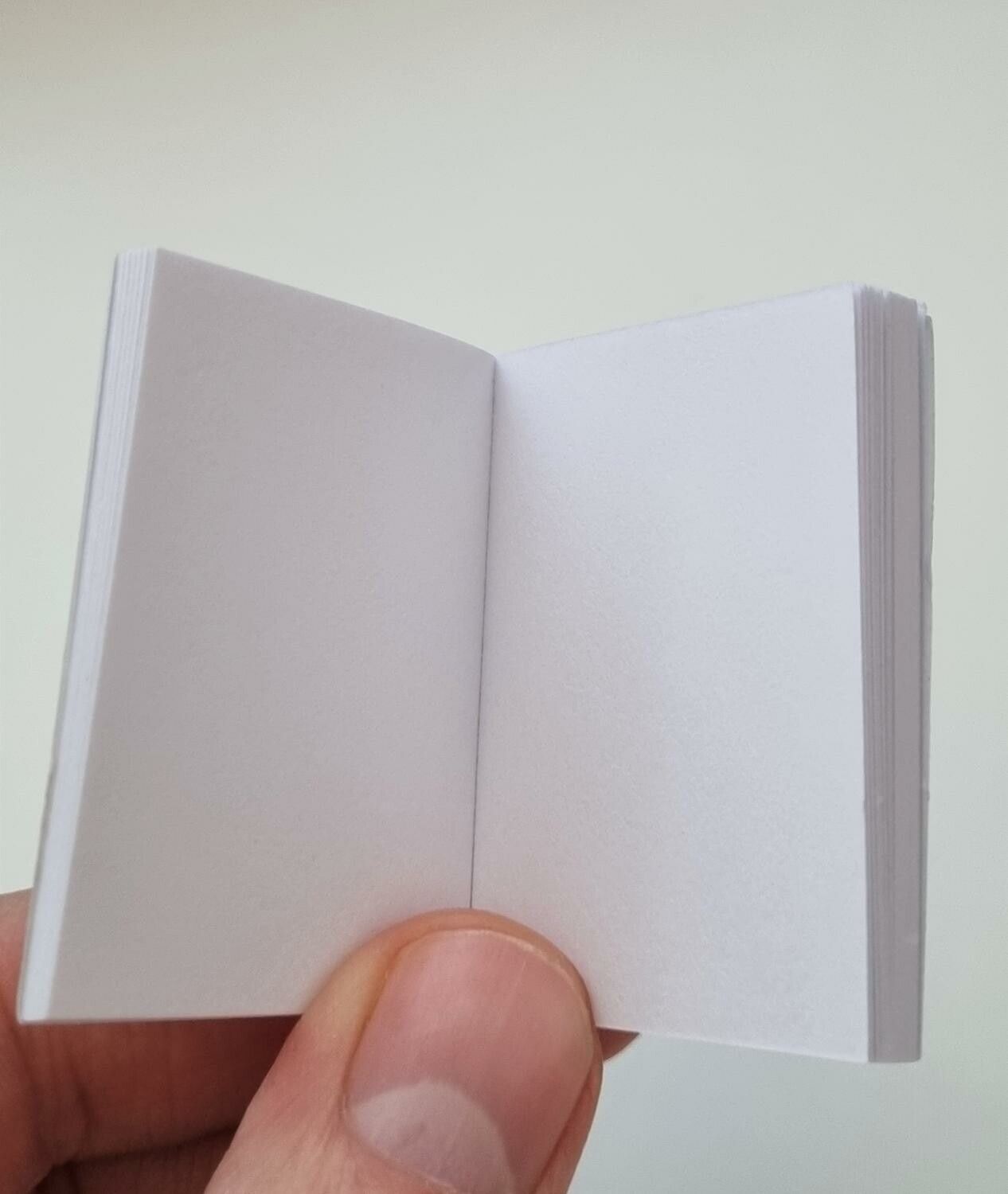 1 st Miniatyrbok, minibok för tittskåp / dockskåp med mera (bok 21)