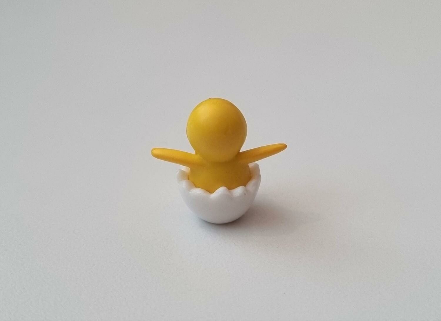 Kyckling, minikyckling, miniatyrkyckling i äggskal