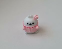 Handmålad figur, miniatyr för dekoration, dockskåp med mera