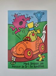 Vykort - Gratulationskort, Roger Hargreaves