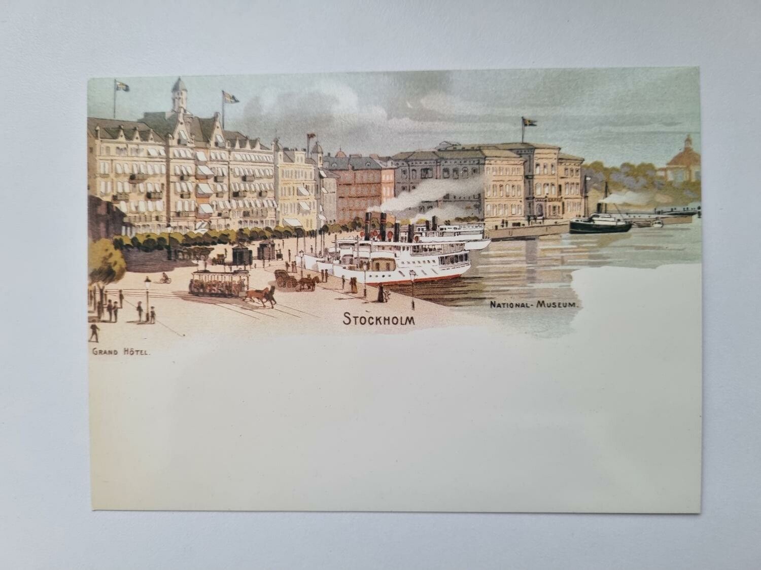 Vykort - Grand Hotel Stockholm 1902