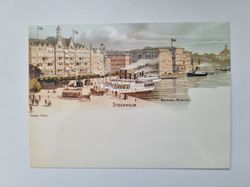 Vykort - Grand Hotel Stockholm 1902