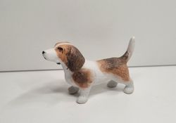 Hund miniatyr, miniatyrhund, minihund i porslin