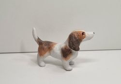 Hund miniatyr, miniatyrhund, minihund i porslin