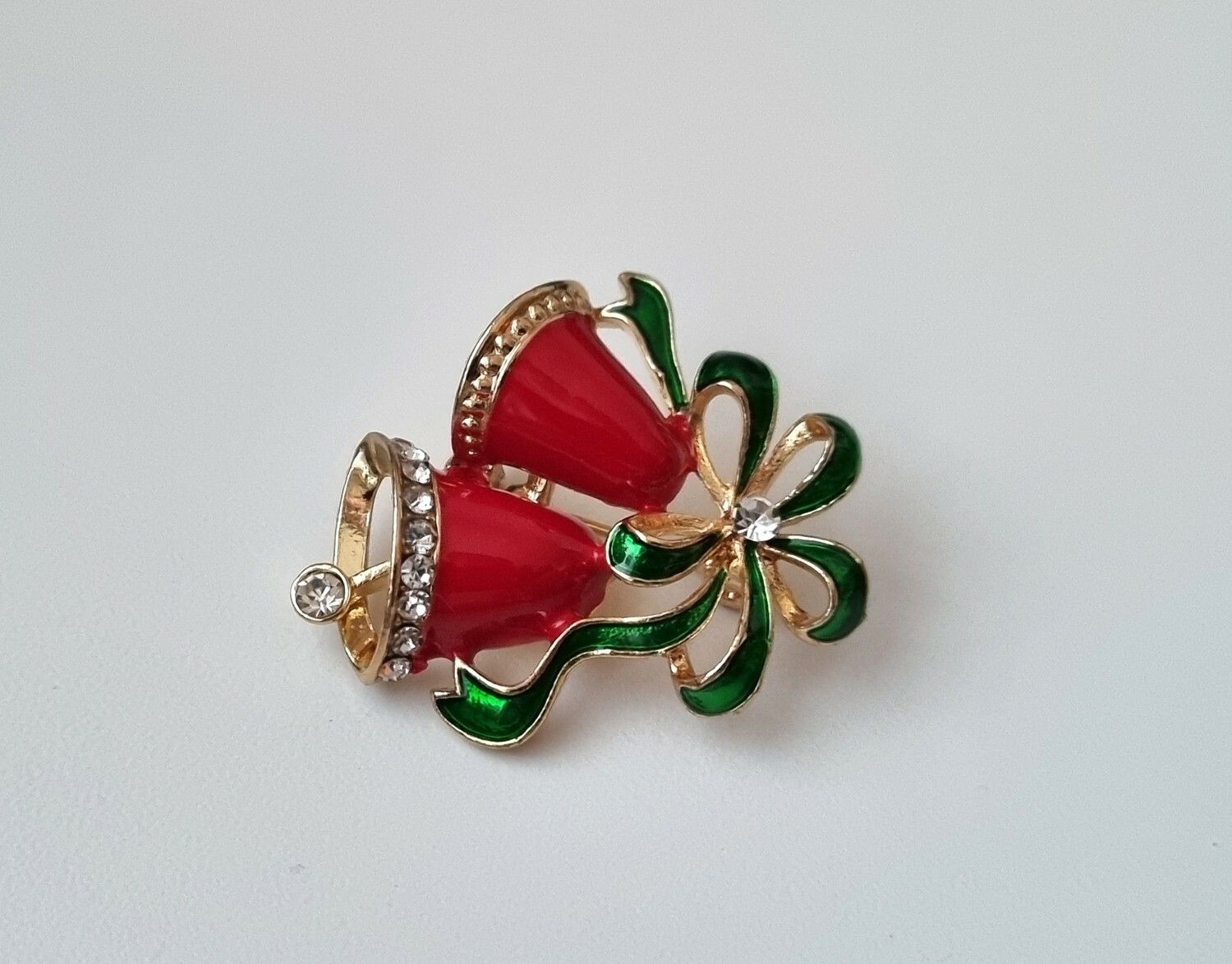 Brosch Julkransbrosch Bjällror