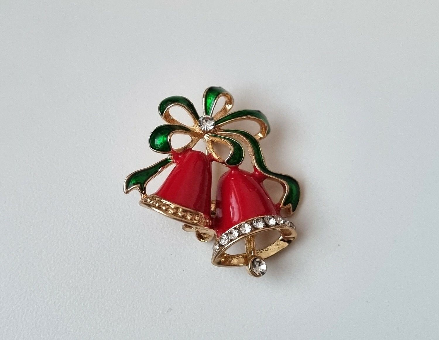 Brosch Julkransbrosch Bjällror