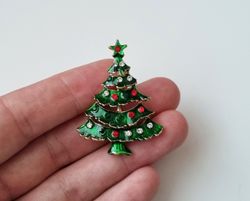 Brosch Julkransbrosch Julgran