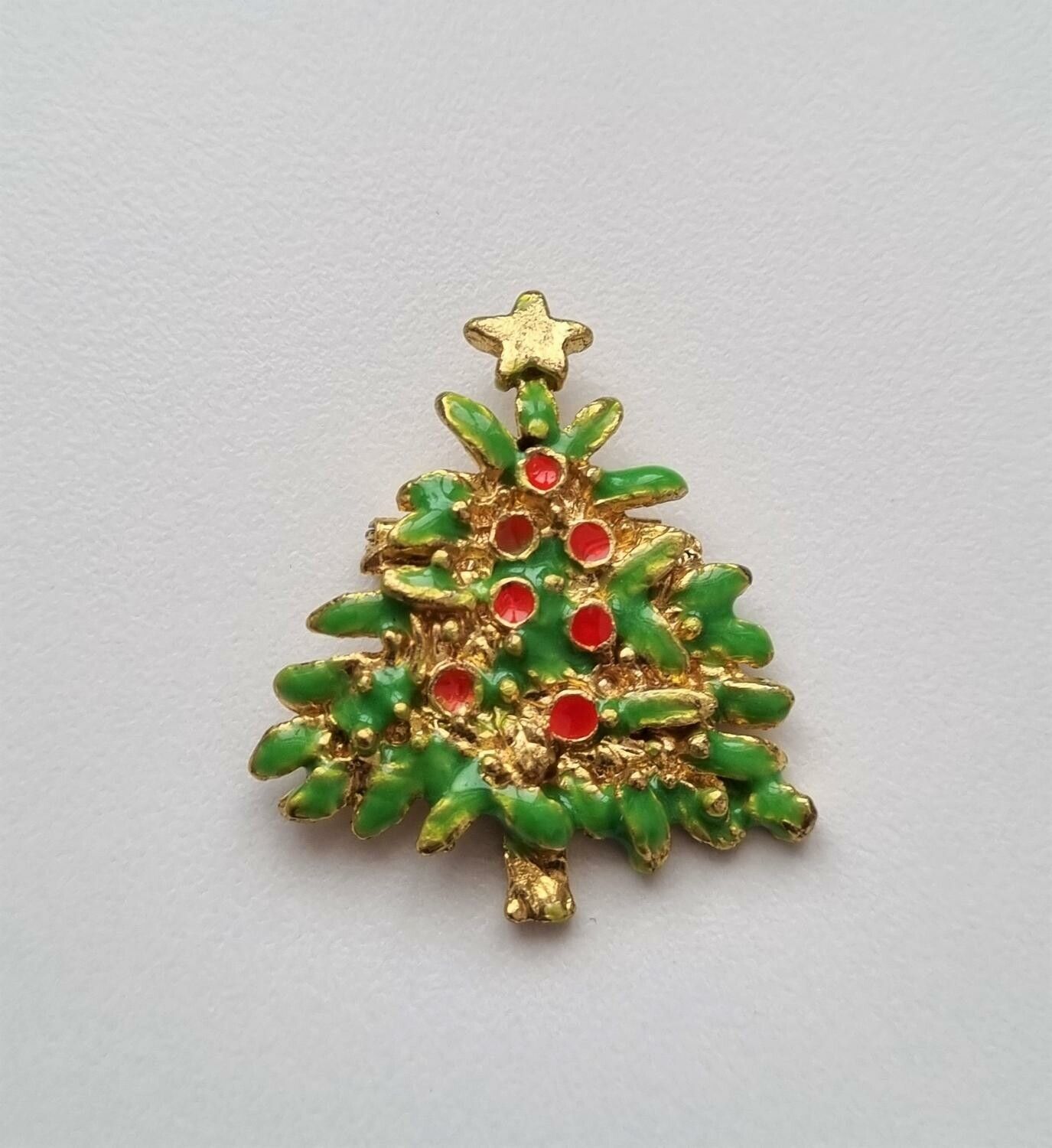 Brosch Julgran. Julgransbrosch