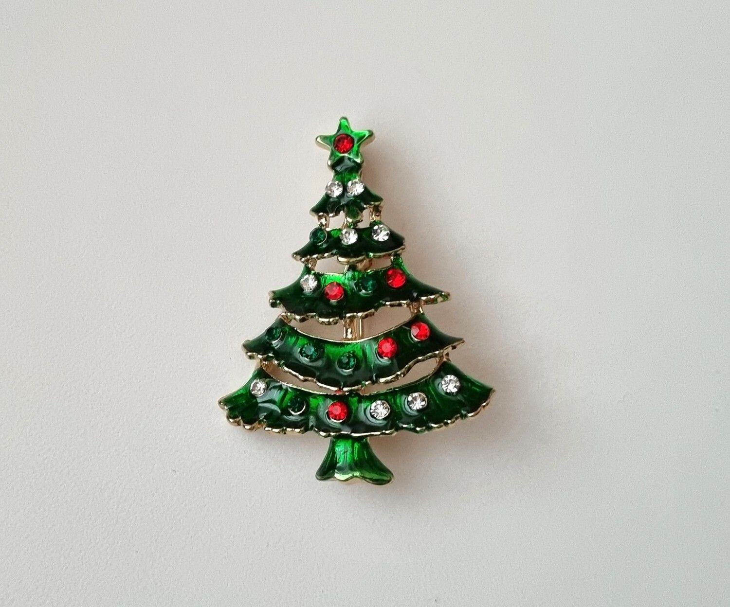 Brosch Julkransbrosch Julgran