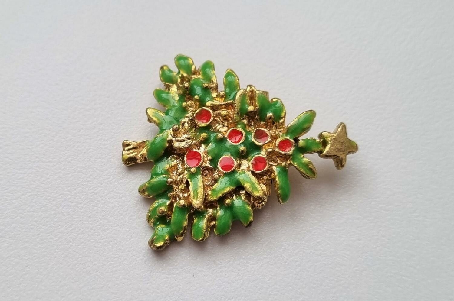 Brosch Julgran. Julgransbrosch