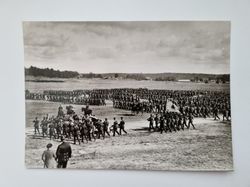 Vykort - Exercis på Ladugårdsgärdet 1920