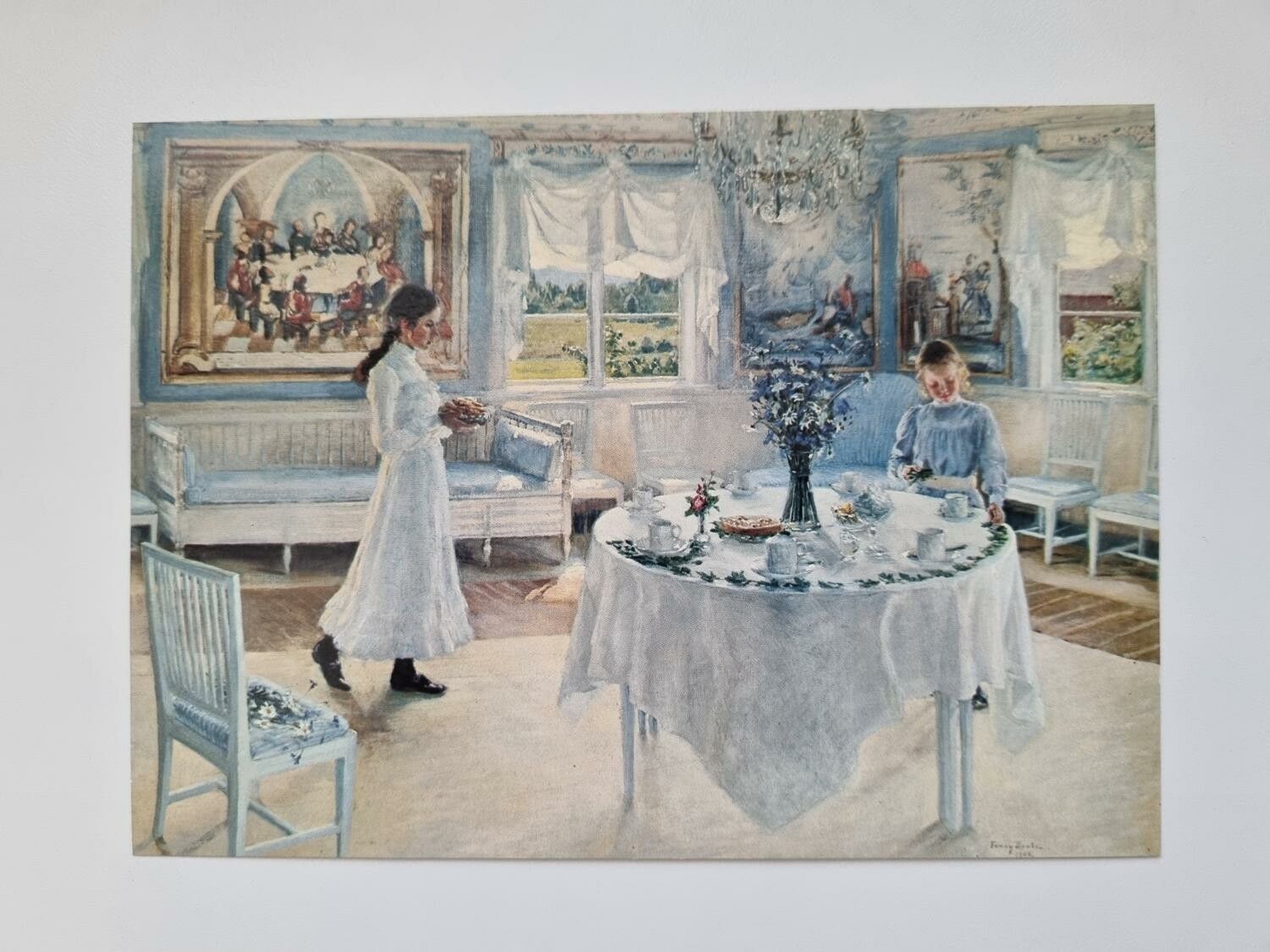 Vykort - Fanny Brate, Namnsdag