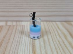 1 st smoothie drink miniatyr till dockskåp, tittskåp