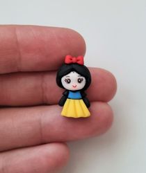 1 st liten prinsessa. Miniatyr / flatback för dekoration, scrapbooking mm