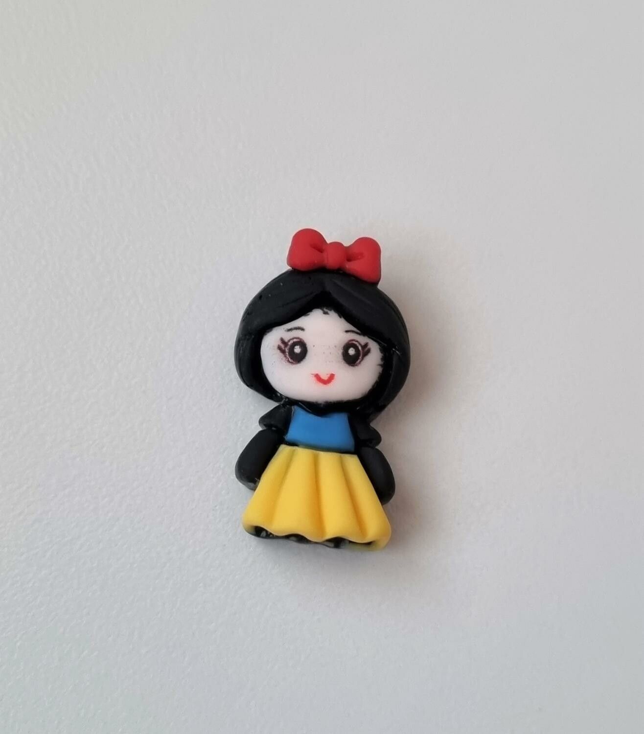 1 st liten prinsessa. Miniatyr / flatback för dekoration, scrapbooking mm