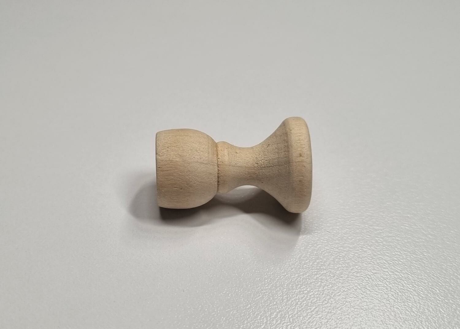 Bägare, dryckeskärl i trä - Miniatyr till dockskåp, tittskåp med mera