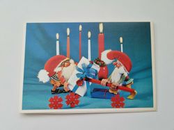 Vykort - Dubbelt vykort / Julkort