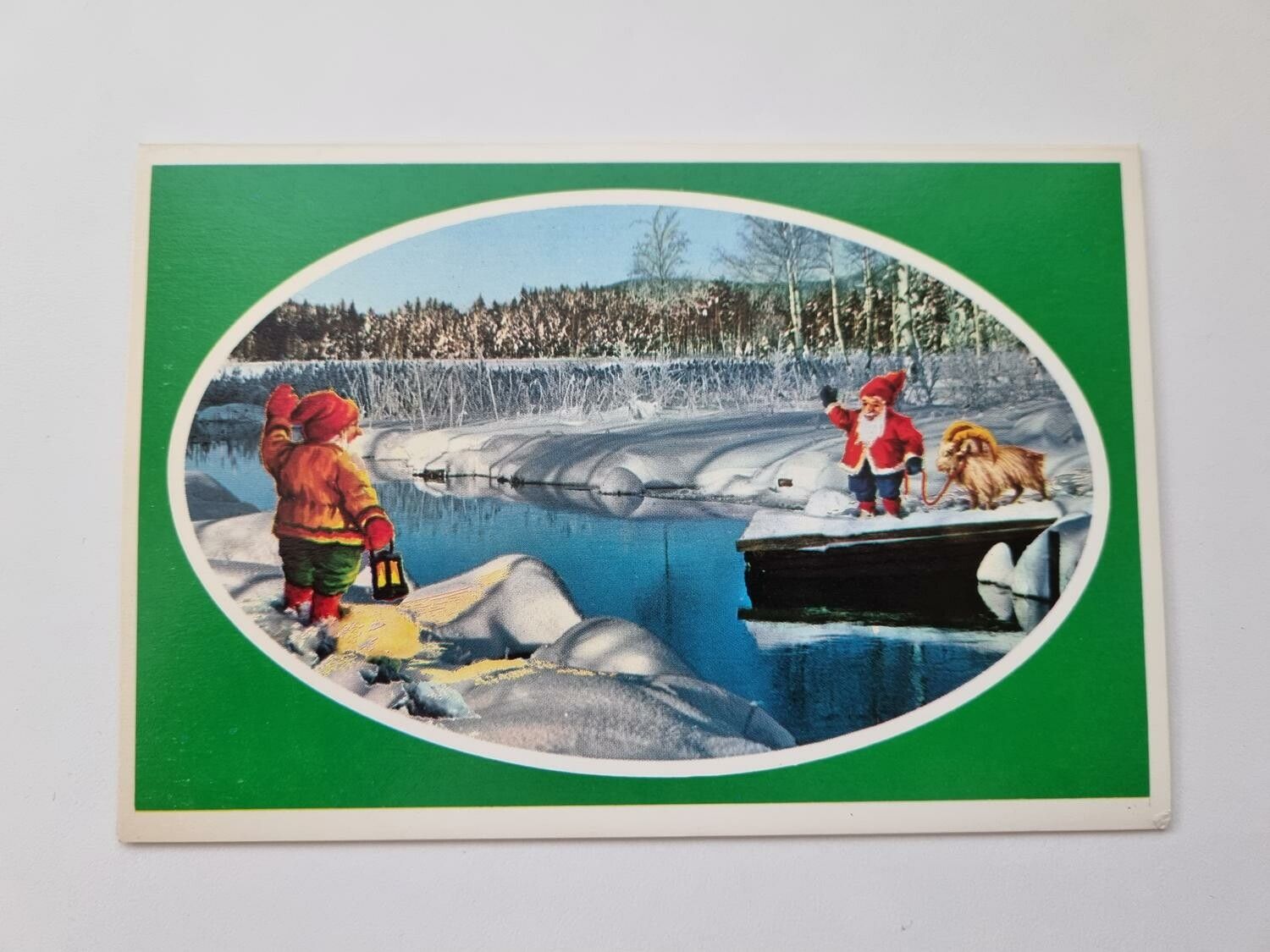 Vykort - Dubbelt vykort / Julkort