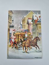 Vykort - Dubbelt vykort / Julkort Erik Forsman