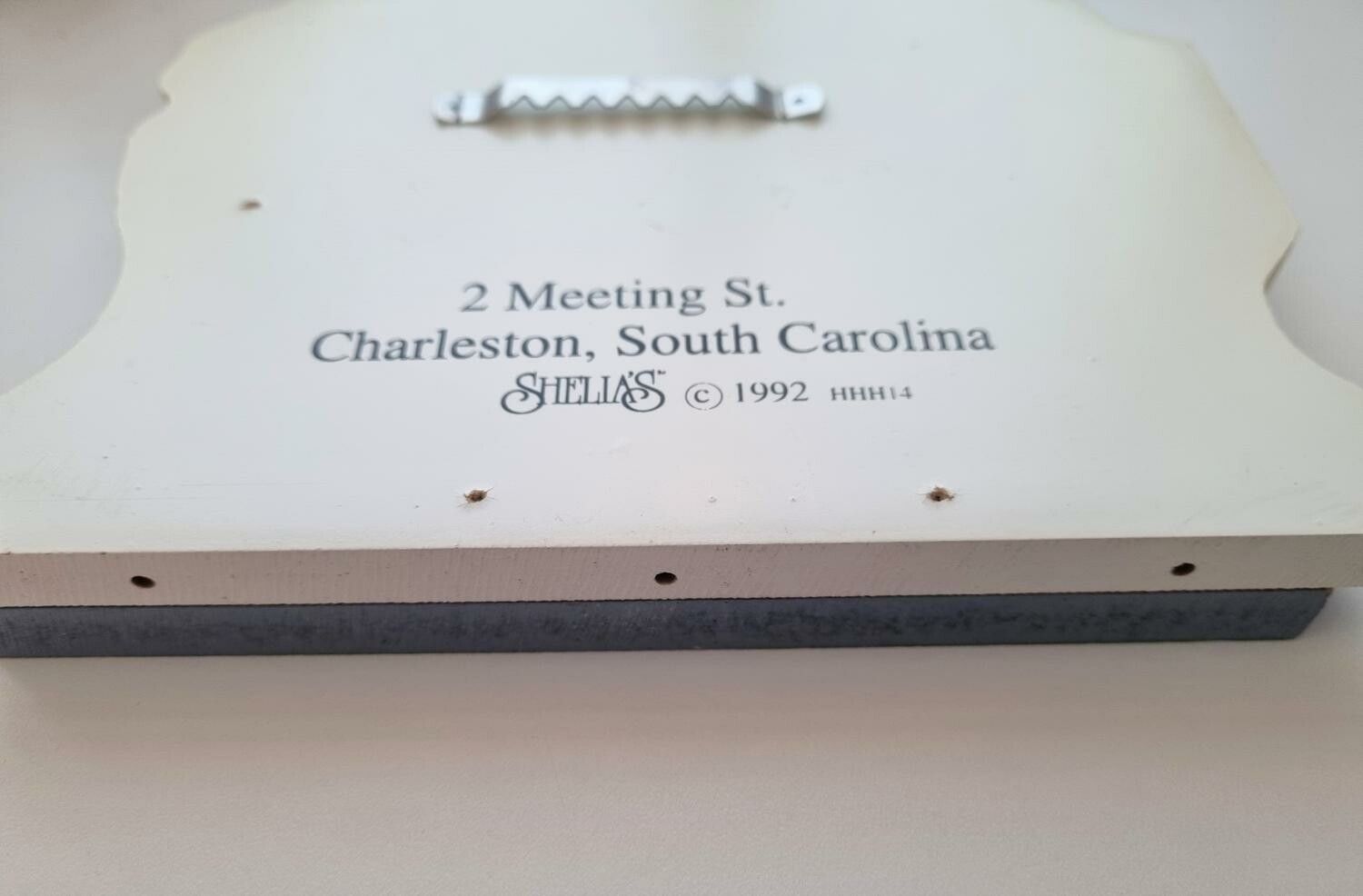 Shelia's wooden key rack, 2 meeting st. Charleston, South Carolina