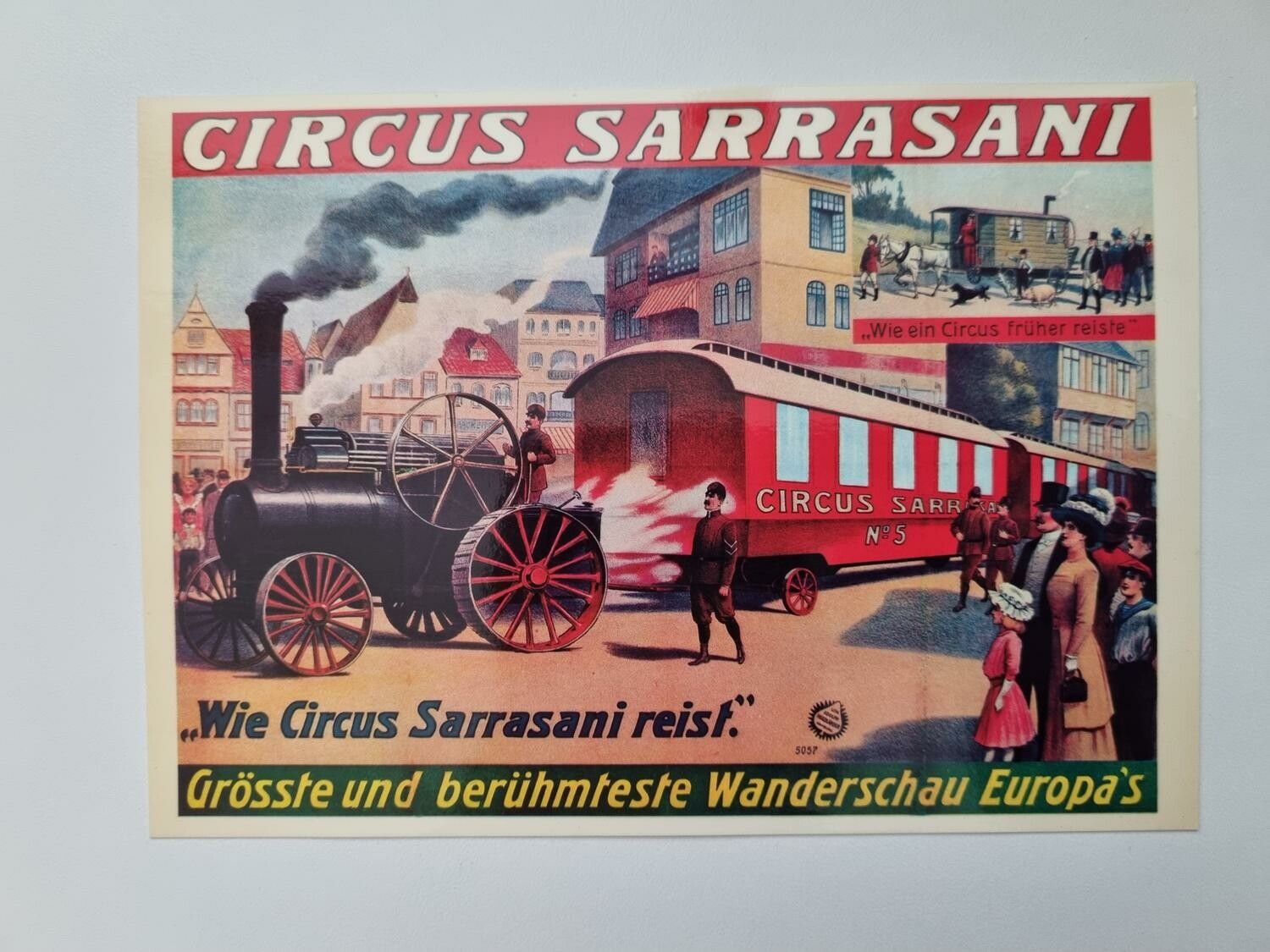 Vykort - Circus Sarrasani